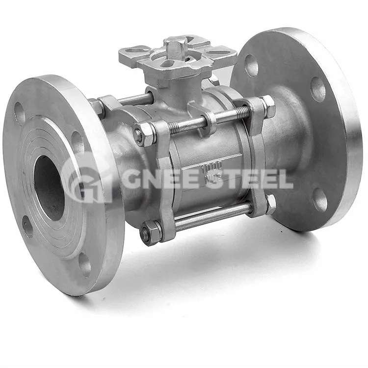 3-Biċċa Flanġ Valv tal-Ball