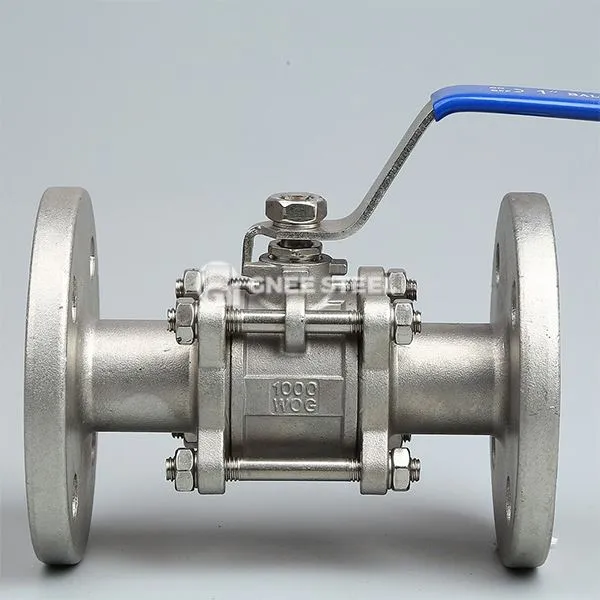 3- Valvi tal-ballun flanged biċċa