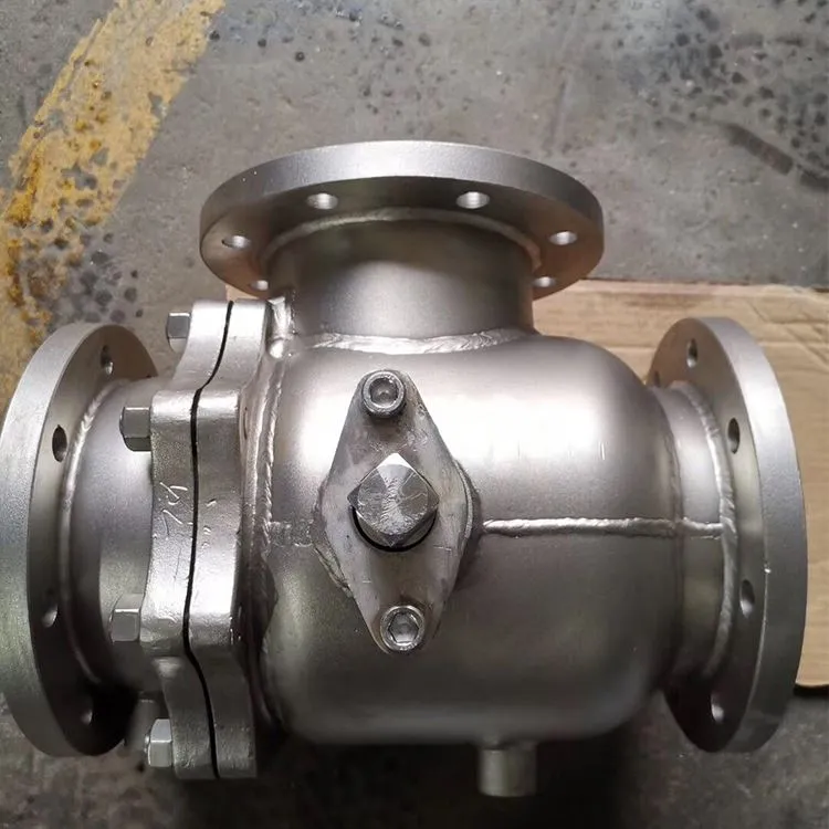 3 Way Flanġ Ball Valve