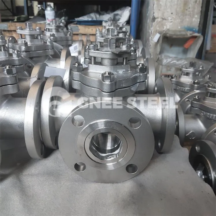 4 Way Stainless Steel Ball Valve