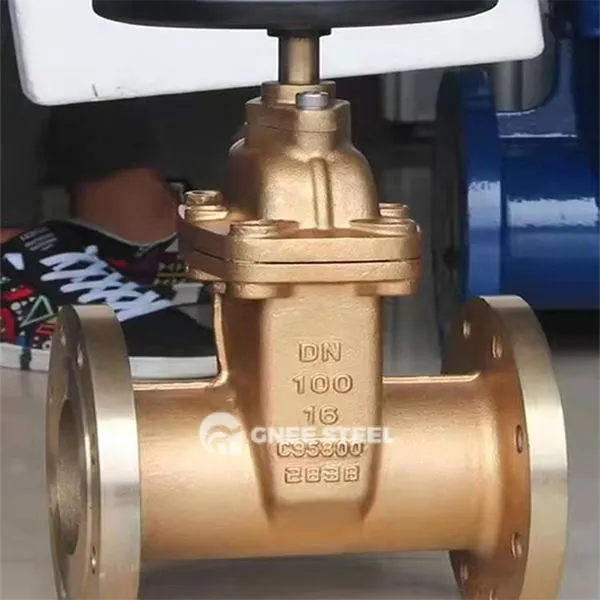 Valvi tal-bieb tal-bronż tal-aluminju