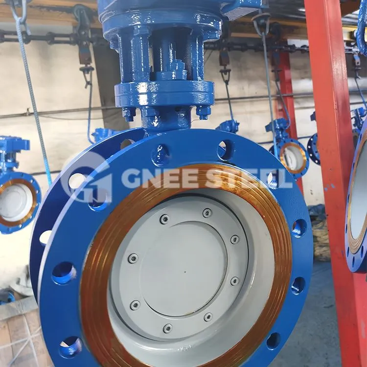 Valv tal-farfett triplu eċċentriku tal-azzar tal-karbonju