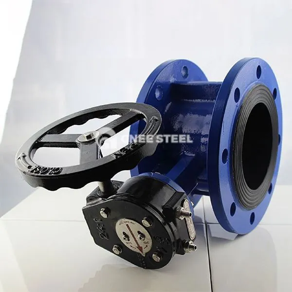 Valvi tal-farfett tal-flanġ tal-ħadid fondut