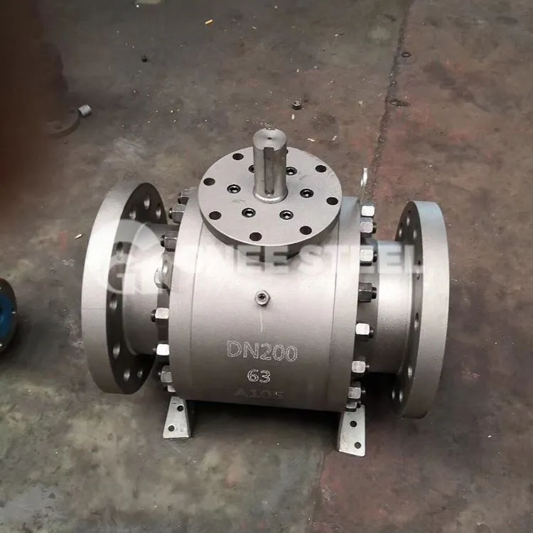 Valv tal-ballun Mmuntat b'Trunnion Krijoġeniku ta' Fuq