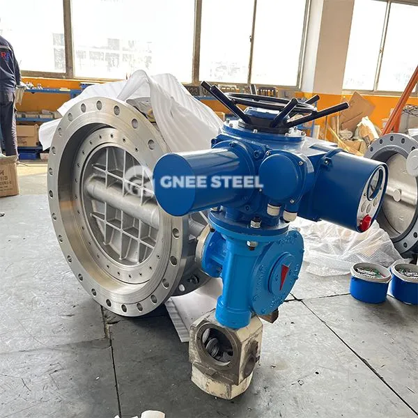 Valvi tal-farfett tripla tpaċija tripla elettrika