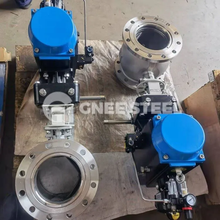 Flanġ V Ball Valve tal-Port