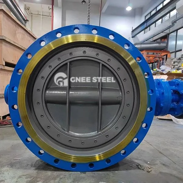 Valv tal-farfett reżiljenti flanged