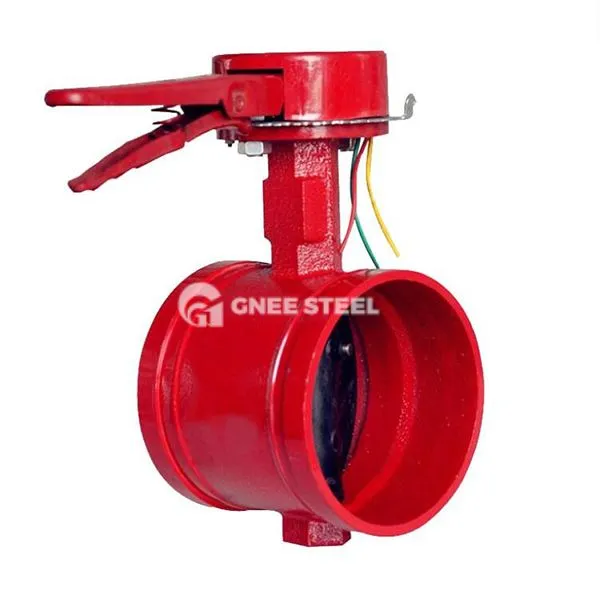 Valv tal-farfett bil-grooved