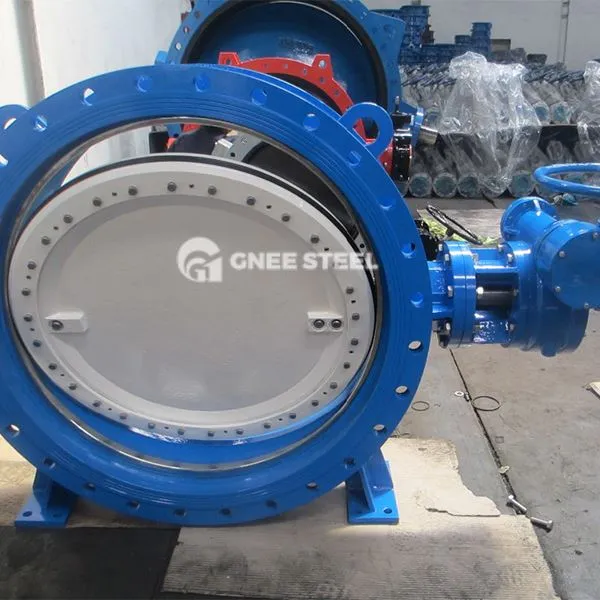 Valvi tal-farfett offset triplu manwali