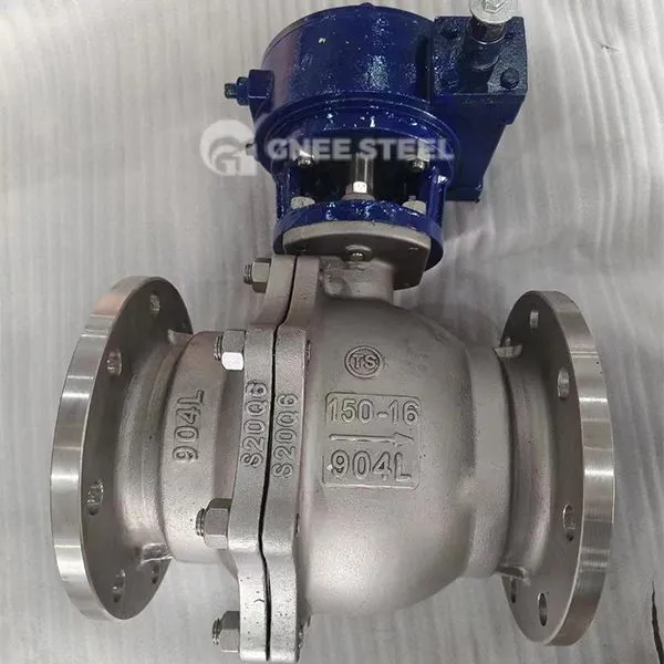 Valv tal-ballun bil-ħanek bilqiegħda tal-metall