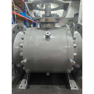 Valvoli tal-ballun immuntati bit-trunnion, ASTM A105, 12-il pulzier, Vapur CL 300 LB lejn l-Urugwaj