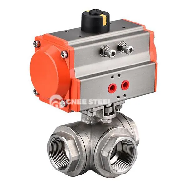 Valv tal-ballun pnewmatiku bi tliet direzzjonijiet