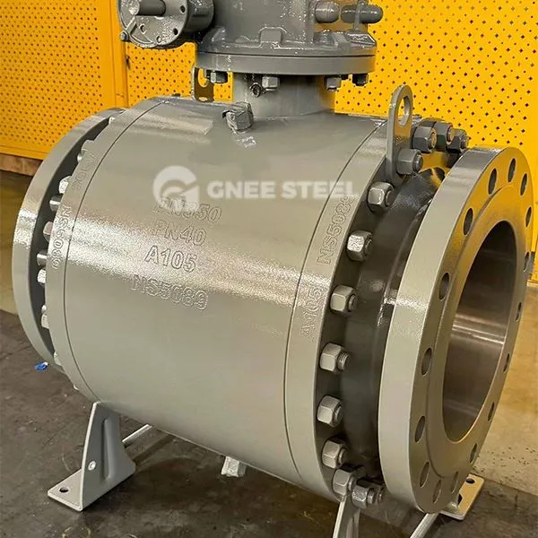 Valv tal-ballun immontat b'Trunnion tal-Korp maqsum