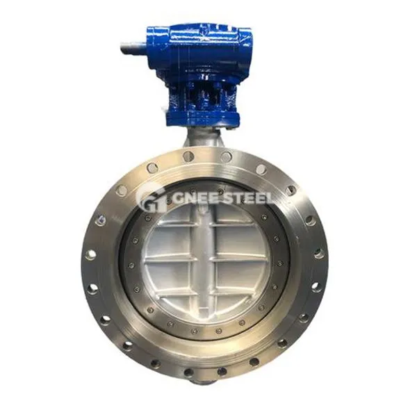 Valvi tal-farfett flanged tal-azzar li ma jsaddadx