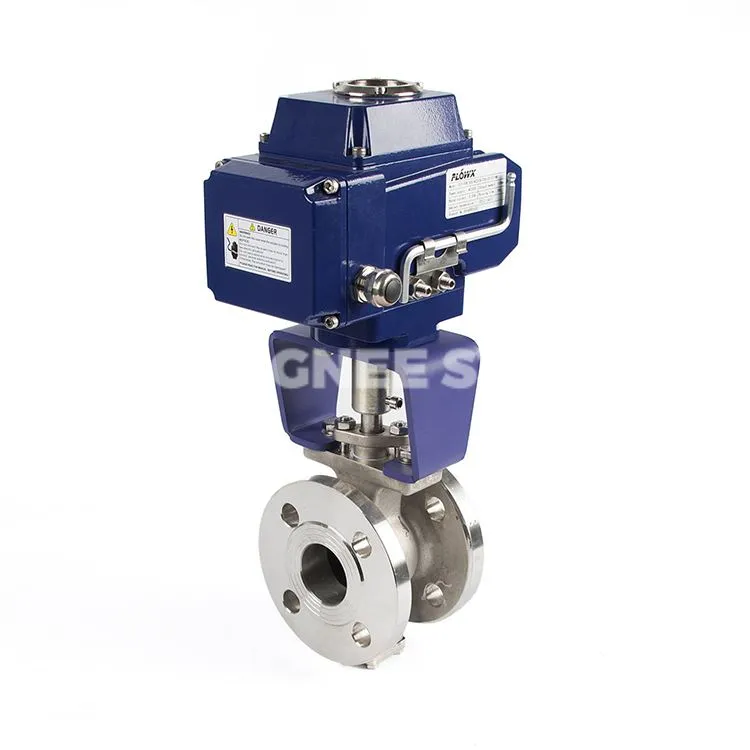 Stainless   V   Port   Ball   Valv